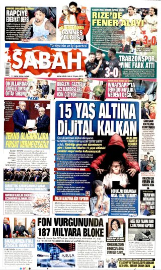 Sabah Gazetesi 11 Ekim 2026 Manşeti