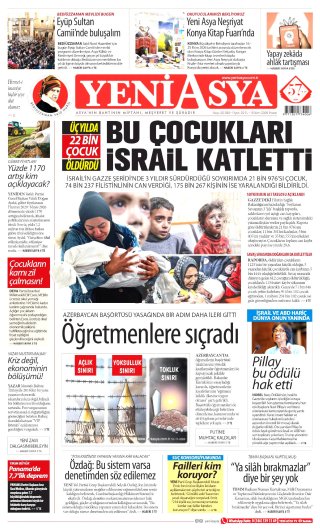 Yeni Asya Gazetesi 11 Ekim 2026 Manşeti