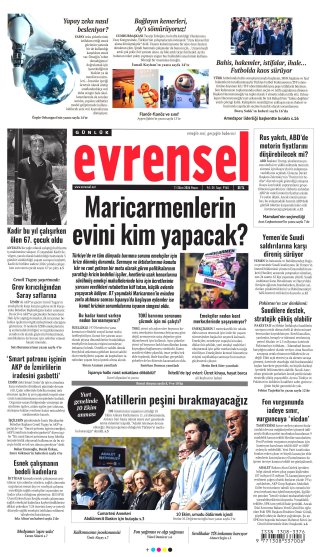 Evrensel Gazetesi 12 Ekim 2026 Manşeti