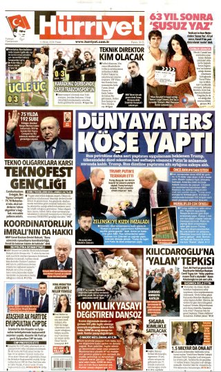 Hürriyet Gazetesi 12 Ekim 2026 Manşeti