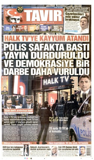 Tavır Gazetesi 16 Ekim 2026 Manşeti