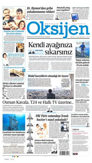 Oksijen Gazetesi 17 Ekim 2026 Manşeti