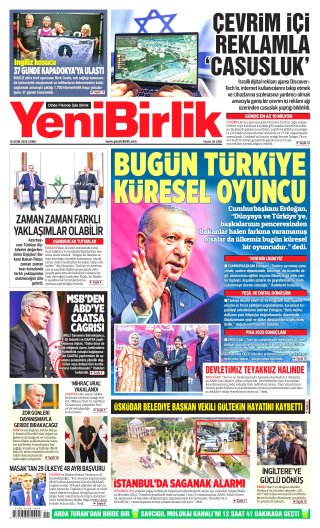 YeniBirlik Gazetesi 17 Ekim 2026 Manşeti
