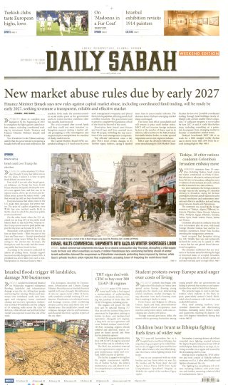Daily Sabah Gazetesi 18 Ekim 2026 Manşeti