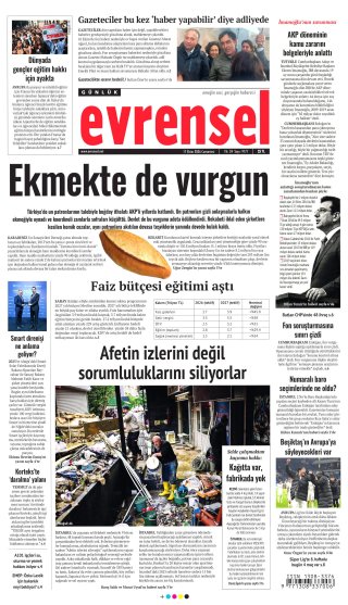 Evrensel Gazetesi 18 Ekim 2026 Manşeti