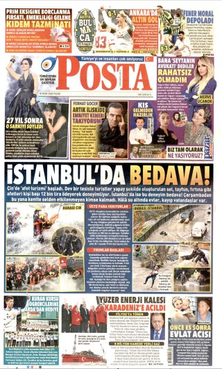 Posta Gazetesi 19 Ekim 2026 Manşeti