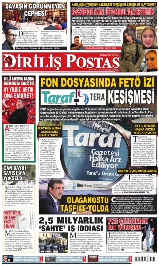 Diriliş Postası Gazetesi 21 Ekim 2026 Manşeti