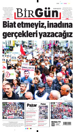 BirGün Gazetesi 26 Ekim 2026 Manşeti