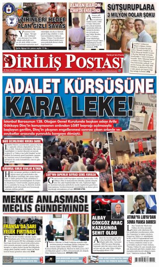 Diriliş Postası Gazetesi 27 Ekim 2026 Manşeti