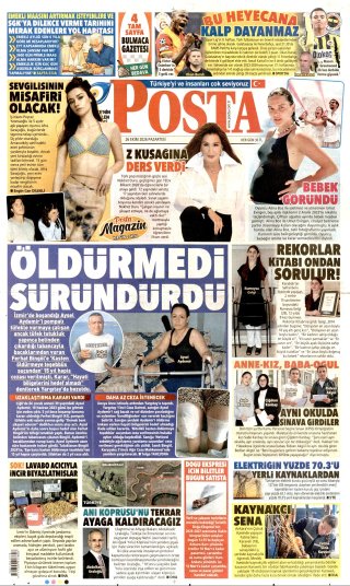 Posta Gazetesi 27 Ekim 2026 Manşeti
