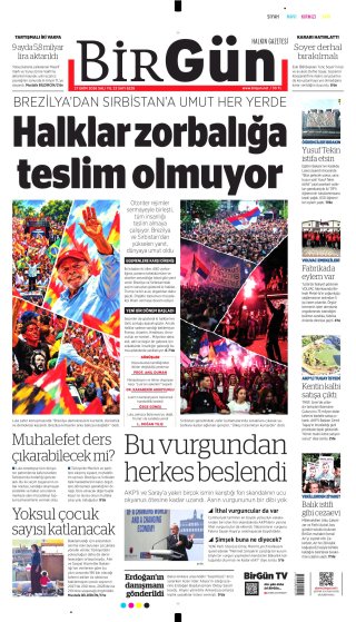 BirGün Gazetesi 28 Ekim 2026 Manşeti