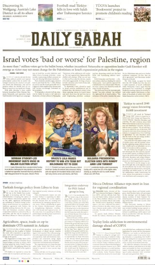 Daily Sabah Gazetesi 28 Ekim 2026 Manşeti