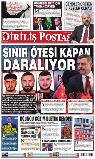 Diriliş Postası Gazetesi 28 Ekim 2026 Manşeti